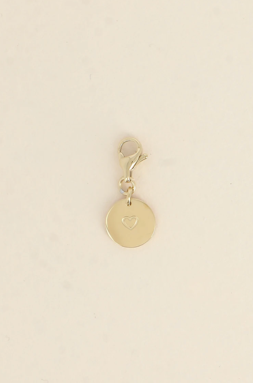 Coeur gravé sur disque