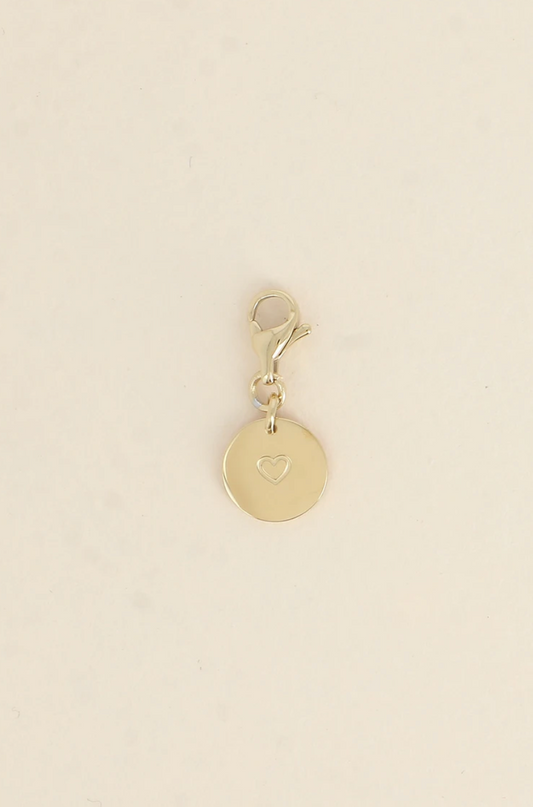 Coeur gravé sur disque